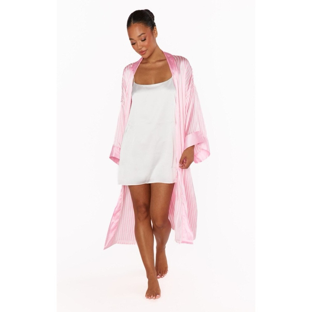 Show Me Your Mumu Pink Striped Robe